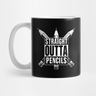 "Straight outta Pencils" School Mug